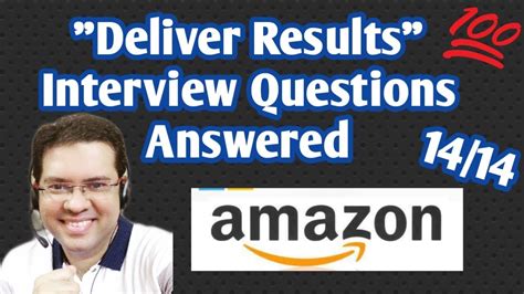 deliver results amazon|How to answer interview questions about Amazon leadership principle.